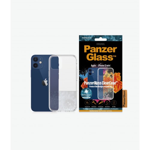 PanzerGlass skaidrus dėklas, „ Apple, skirtas „iPhone 12 mini“, TPU, skaidrus Aksesuarai