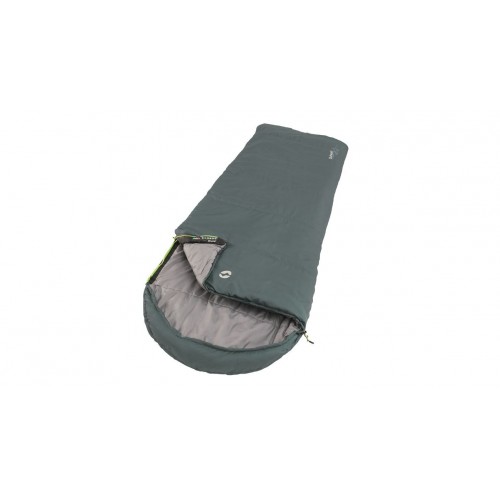 Outwell Campion Lux Teal, Sleeping Bag, 225 x 85 cm, 2 way open - auto lock, L-shape, Teal