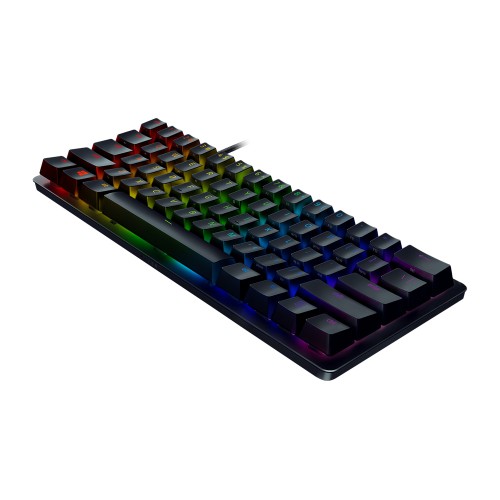 Razer Huntsman Mini 60%, žaidimų klaviatūra, optinė mechaninė, rusiška, juoda, laidinė
