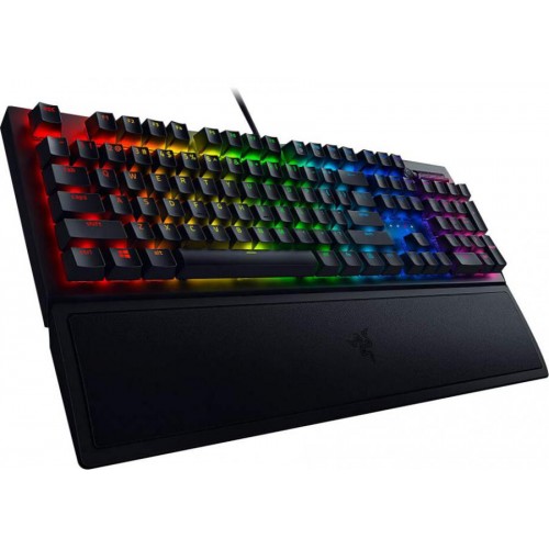 Razer BlackWidow V3 mechaninė žaidimų klaviatūra, RGB LED lemputė, JAV, laidinė, juoda