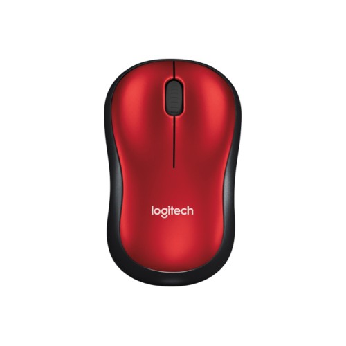 Logitech Mouse M185 Wireless, No, Red, Yes, Wireless connection