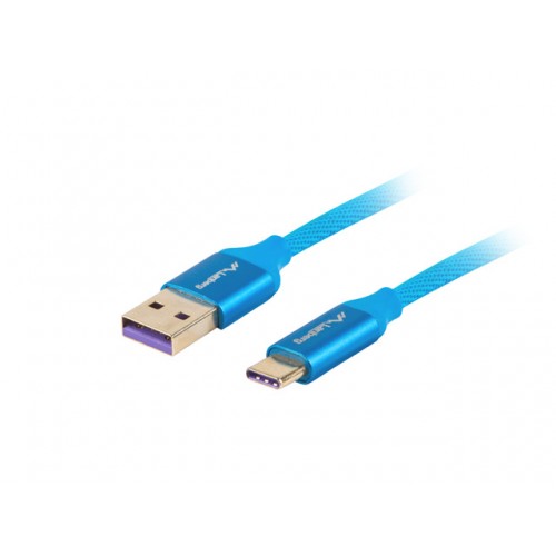 Lanberg Cable CA-USBO-21CU-0010-BL USB-A to USB-C, 1 m