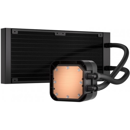 Corsair iCUE H100i ELITE LCD XT Display Black, Intel, AMD, CPU Liquid Cooler