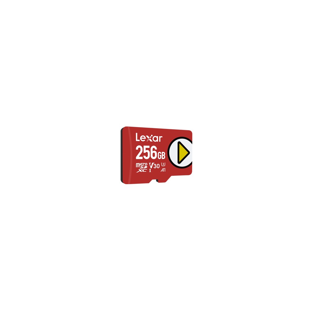 Lexar Play UHS-I MicroSDXC, 256 GB, Flash atminties klasė 10, raudona, 150 MB/s Atminties