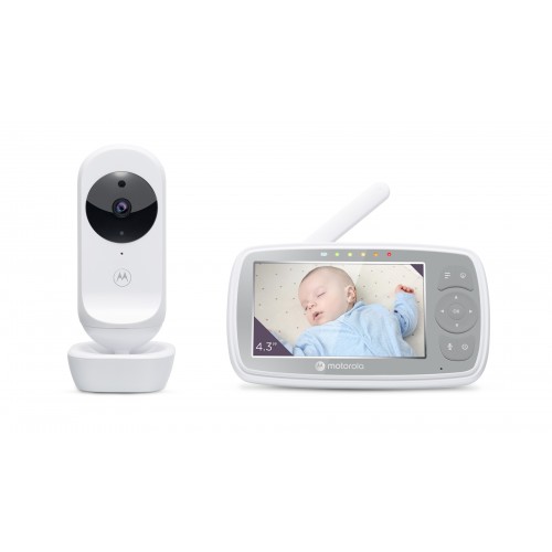 Motorola Wi-Fi Video Baby Monitor VM44 CONNECT 4.3" White