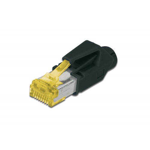 Digitus A-MO6A 8/8 HRS AT 6A modular RJ45 Plug, Hirose TM31 8P8C, shielded, for round cable, incl. hood