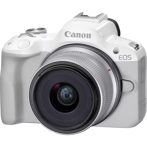 Canon EOS R50 WH + RF-S 18-45mm F4.5-6.3 IS STM (SIP) Megapixel 24.2 MP, Image stabilizer, ISO 32000, Display diagonal 2.95 ", W
