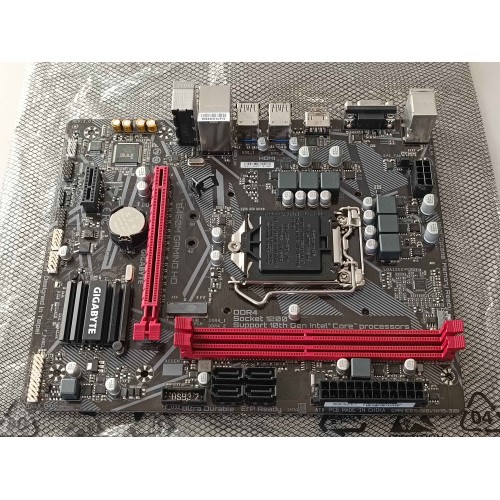 SALE OUT. GIGABYTE B460M GAMING HD 1.0 M/B Gigabyte REFURBISHED, WITHOUT ORIGINAL PACKAGING AND ACCESSORIES, BACKPANEL INCLUDED