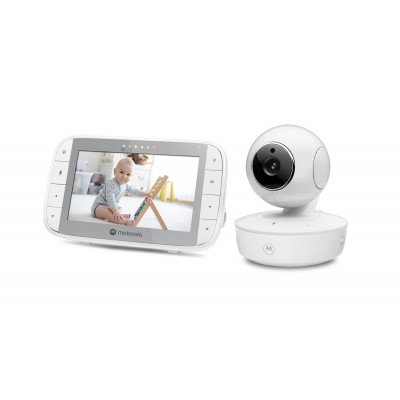 Motorola Portable Video Baby Monitor with Flexible Crib Mount VM55 5.0" White