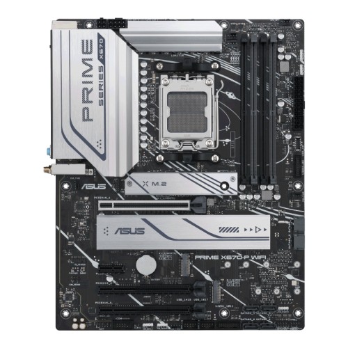 Asus PRIME X670-P WIFI Processor family AMD, Processor socket AM5, DDR5 DIMM, Memory slots 4, Supported hard disk drive interfac