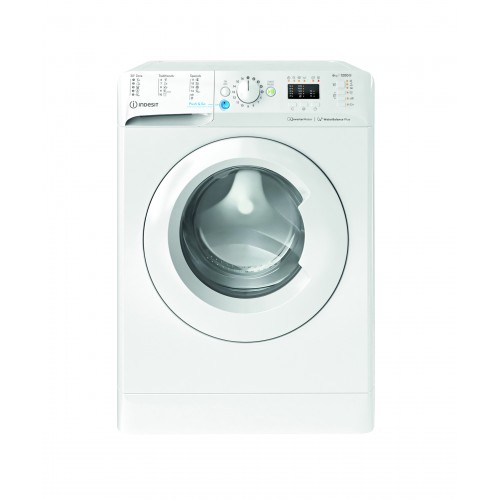 INDESIT Washing machine BWSA 61294 W EU N Energy efficiency class C, Front loading, Washing capacity 6 kg, 1151 RPM, Depth 42.5 