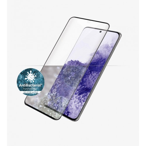 PanzerGlass Samsung, Galaxy S21 Ultra Series, Antibakterinis stiklas, Juodas, Ekrano apsauga