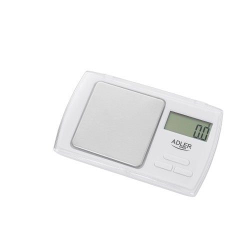 Adler Precision scale AD 3161 Maximum weight (capacity) 0.5 kg, Accuracy 0.01 g, White