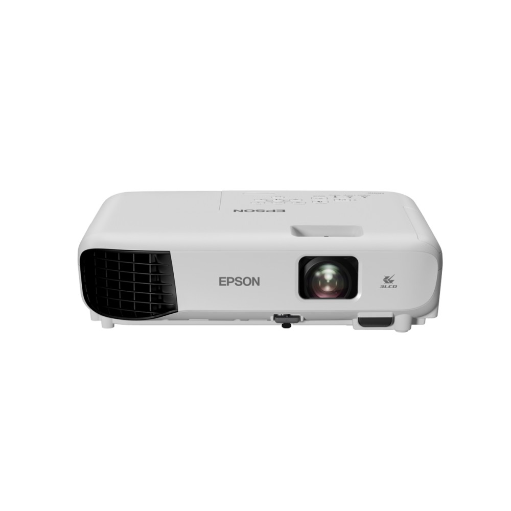 Epson 3LCD XGA projektorius EB-E10 XGA (1024x768), 3600 ANSI liumenų, baltas Monitoriai