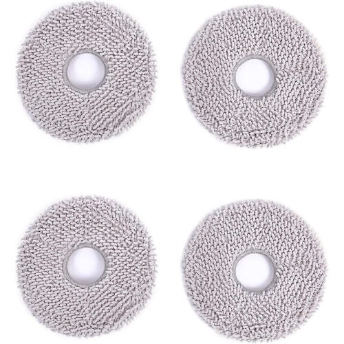 Ecovacs Washable Improved Mopping Pads for OZMO Turbo Mopping Systems of X1 OMNI/X1 TURBO/T10 TURBO/ T20 OMNI D-WP04-0012 4 pc(s