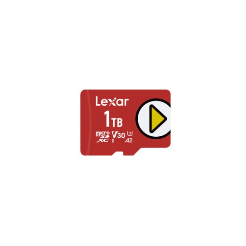 Lexar Play UHS-I 512 GB GB, „micro SDXC“, „Flash“ atminties klasė 10 Atminties kortelės Lexar