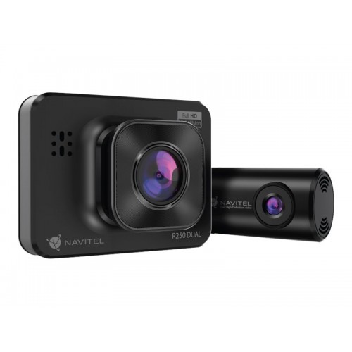 Navitel R250 DUAL Dashcam With an Additional Rearview Camera Navitel