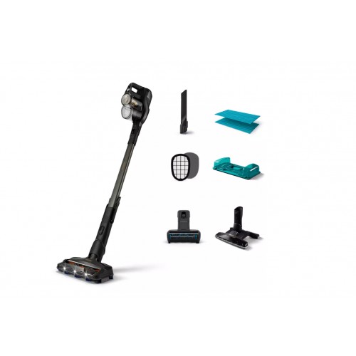 Vacuum cleaner | XC8347/01 Aqua Plus | Cordless operating | Handstick | 25 V | Operating time (max) 80 min | Black | Warranty 24