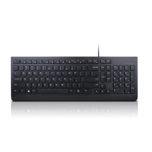 Lenovo Essential Wired Keyboard Wired per USB-A, Klaviatūros išdėstymas Lietuviškas, Juodas
