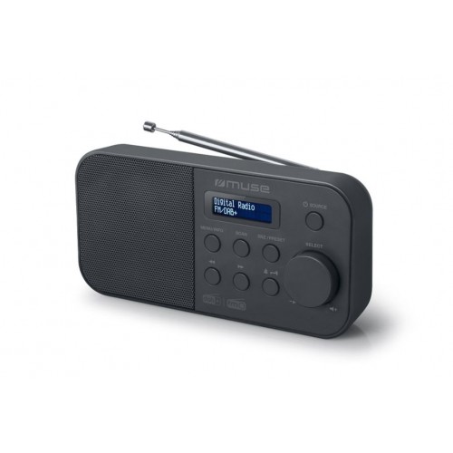 Muse Alarm“ funkcija, M-109DB, nešiojamas radijas, juodas Radijo imtuvai, žadintuvai Muse