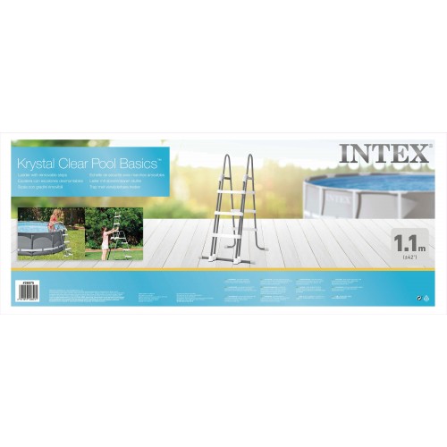 Intex baseino kopėčios su nuimamais laipteliais 110 cm Vandens sportas Intex