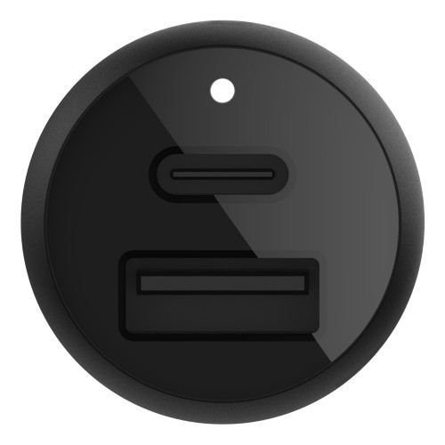 Belkin 32W USB-C PD + USB-A automobilinis įkroviklis BOOST CHARGE juodas Automobiliniai