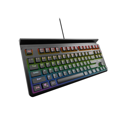NOXO Spectre mechaninė žaidimų klaviatūra, mėlyni jungikliai, EN/RU Klaviatūros NOXO