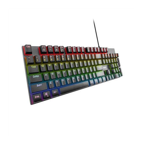 NOXO Mechaninė žaidimų klaviatūra, mėlyni jungikliai, EN/RU Klaviatūros NOXO
