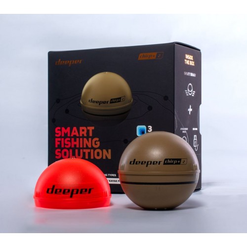 Deeper Smart Sonar Chirp+ 2 Sonar, dykumos smėlis Žvejybos reikmenys Deeper