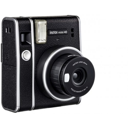 Fujifilm Instax Mini 40 momentinis fotoaparatas, juodas Fotoaparatai Fujifilm
