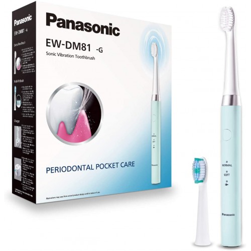 Panasonic elektrinis dantų šepetėlis EW-DM81-G503 Įkraunamas, Suaugusiesiems, Įtrauktų