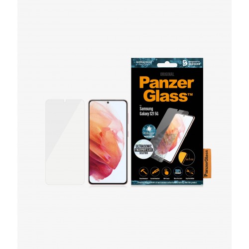 Samsung, Galaxy S21 5G, stiklas, skaidrus, PanzerGlass Apsauginiai stikliukai PanzerGlass