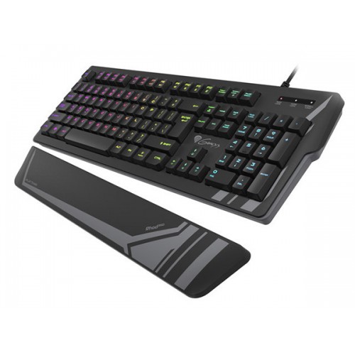 Genesis Rhod 350 RGB žaidimų klaviatūra, RGB LED lemputė, JAV, juoda, laidinė Klaviatūros