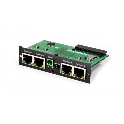 Option Ethernet išplėtimo kortelė be PoE (4 prievadai) Serveriai, jų komponentai ir priedai