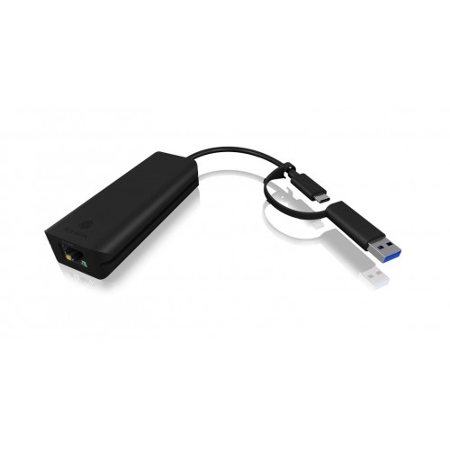 Raidsonic USB 3.0 Type-C iki 2,5 Gigabit Ethernet adapteris IB-LAN300-C3 Adapteriai Raidsonic