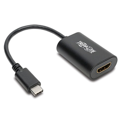 Tripp Lite USB-C į HDMI adapteris U444-06N-HD4K6B/4K 60Hz/HDR/juodas Jungčių stotelės Tripp Lite