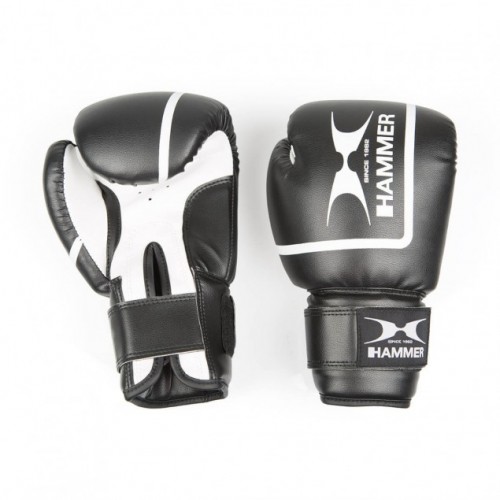 Hammer Boxing pirštinės Fit II, PU, 14 OZ, juodos Sporto įranga Hammer