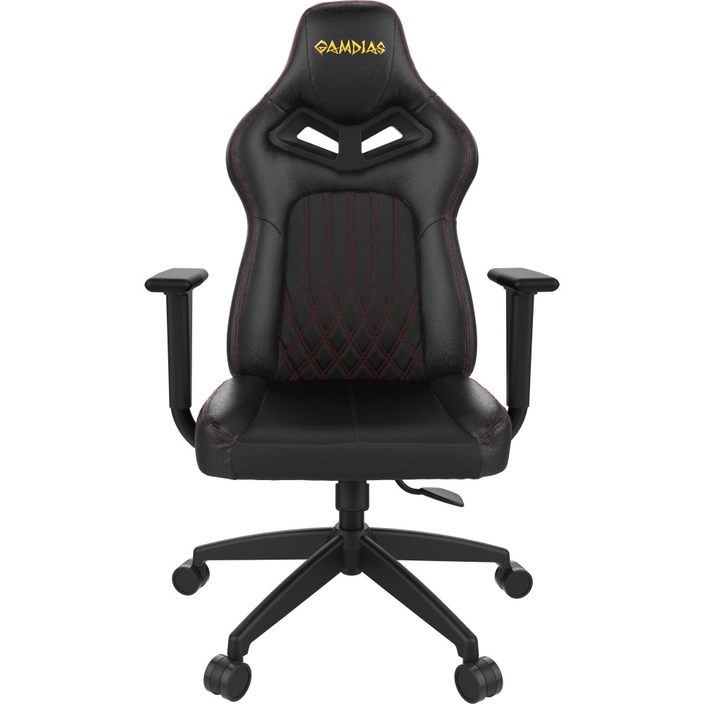 Gamdias žaidimų kėdė, Achilles E3 L, juoda/raudona Žaidimų įranga Gamdias