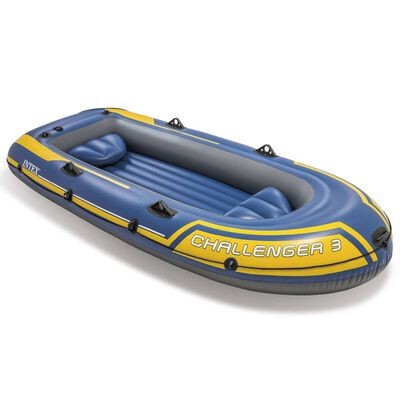 Intex Challenger 3 valčių rinkinys mėlyna/geltona, 295 x 137 x 43 cm Vandens sportas Intex
