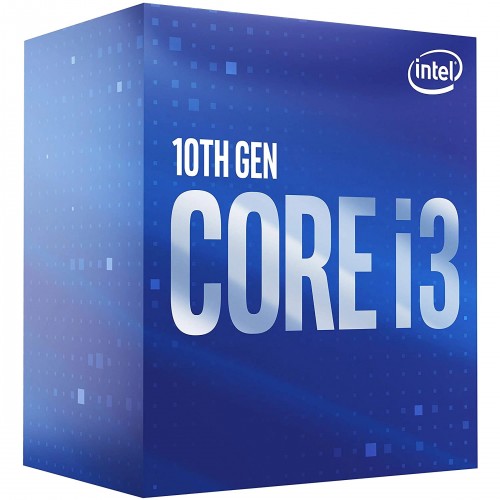 Intel i3-10105, 3,7 GHz, FC LG A1200, 8 procesoriaus gijos, mažmeninė pakuotė, 4 procesoriaus