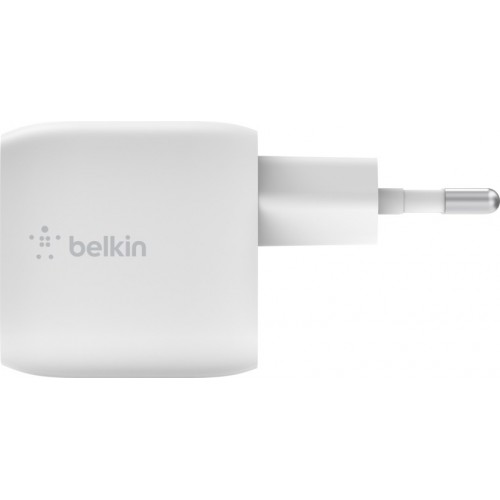 Belkin BOOST UP sieninis įkroviklis WCH001vfWH baltas, 30 W, USB-C GAN Kompiuteriai