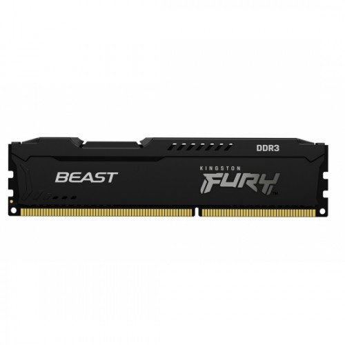 Kingston Fury Beast 4 GB, DDR3, 1600 MHz, kompiuteris / serveris, registracijos numeris, ECC