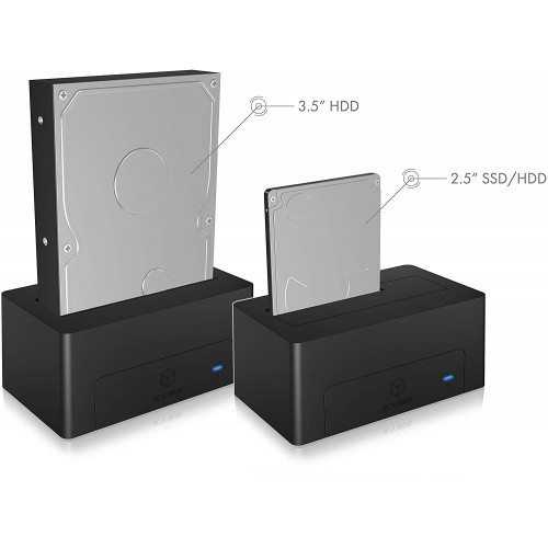 Raidsonic Icy Box IB-1121-C31“ prijungimo stotis, skirta 1 x HDD / SSD su USB 3.1 (Gen 2)