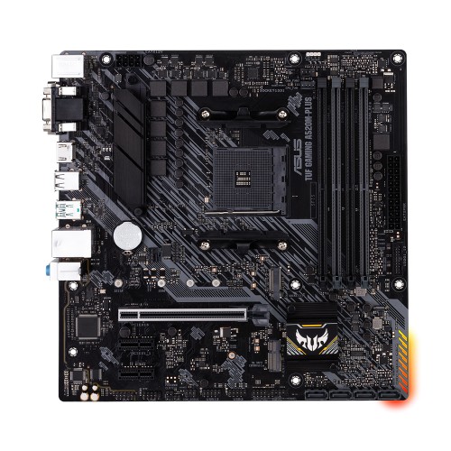 Asus TUF GAMING A520M-PLUS Procesorių šeima AMD, Procesoriaus lizdas AM4, DDR4 DIMM, Atminties