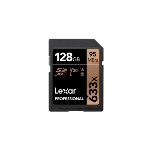 Lexar Professional“ 633x SDHC/SDXC UHS-I SDXC, 128 GB, „Flash“ atminties klasė 10, U3, V30, 45