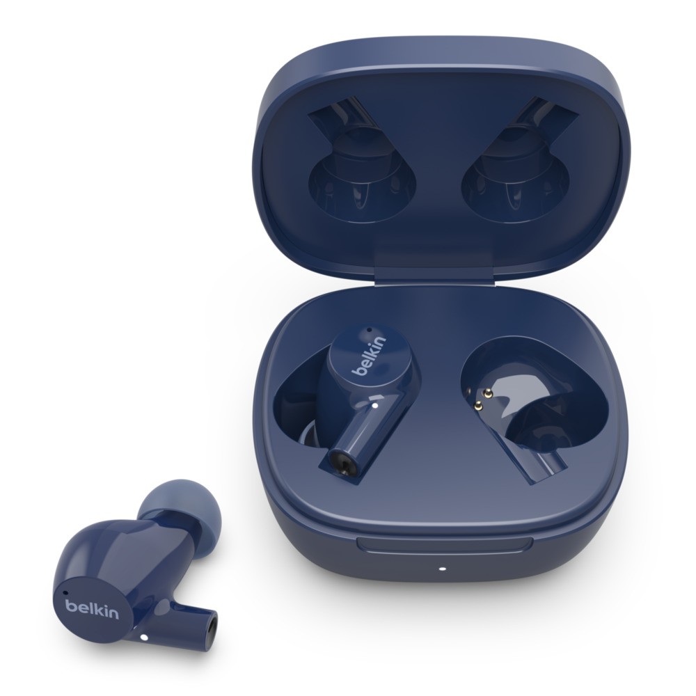 Belkin True Earbuds SOUNDFORM RISE In-ear, mikrofonas, belaidis, mėlynas Ausinės ir ausinukai