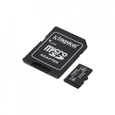 Kingston UHS-I 8 GB, „microSDHC/SDXC“ pramoninė kortelė, „Flash“ atminties klasė 10 klasė