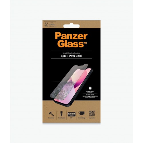 PanzerGlass skaidri ekrano apsauga, Apple, iPhone 13 Mini, grūdintas stiklas Apsauginiai