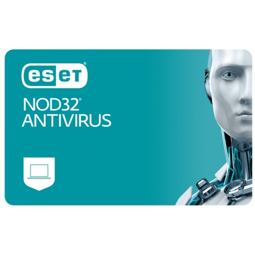 ESET NOD32 Antivirus, Nauja elektroninė licencija, 1 metai, Licencijos kiekis 2 naudotojai