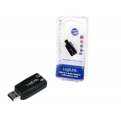 Logilink USB garso adapteris, 5.1 garso efektas USB laidai Logilink